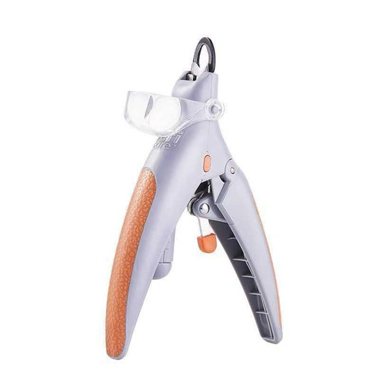 LED Dog Nail Clippers with Magnifier - Safe & Professional