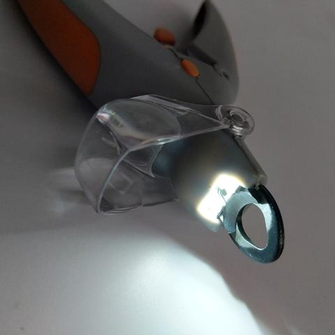 LED Dog Nail Clippers with Magnifier - Safe & Professional