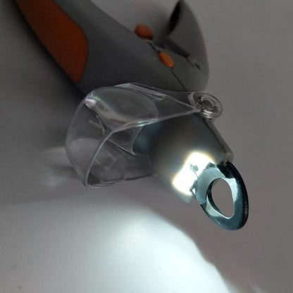 LED Dog Nail Clippers with Magnifier - Safe & Professional